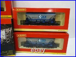 Hornby Job Lot Of 8 X Ecc Hopper Wagons All Mint Boxed (c601)