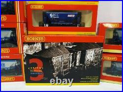 Hornby Job Lot Of 8 X Ecc Hopper Wagons All Mint Boxed (c601)