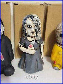 Horror Movie Resin Figures Lot of 12 Rare Halloween