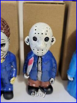Horror Movie Resin Figures Lot of 12 Rare Halloween