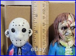 Horror Movie Resin Figures Lot of 12 Rare Halloween