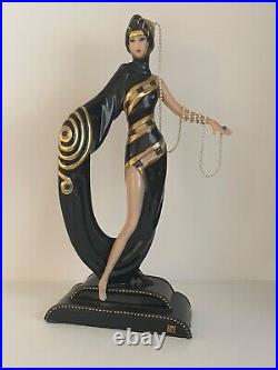 House Of Erte The Franklin Mint Pearls And Emeralds Ltd Ed. M8871