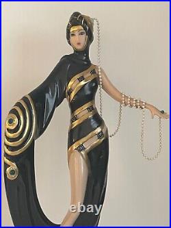 House Of Erte The Franklin Mint Pearls And Emeralds Ltd Ed. M8871