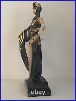 House Of Erte The Franklin Mint Pearls And Emeralds Ltd Ed. M8871