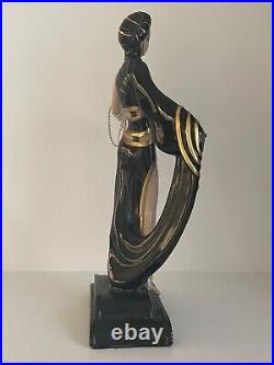 House Of Erte The Franklin Mint Pearls And Emeralds Ltd Ed. M8871