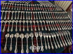 Huge 128 Piece-Oneida WORDSWORTH Stainless Vietnam Glossy/Mint Set