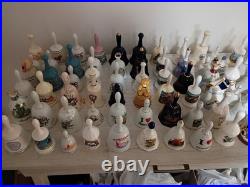 Huge 71 Piece Collectible Bells Lot Various Sizes