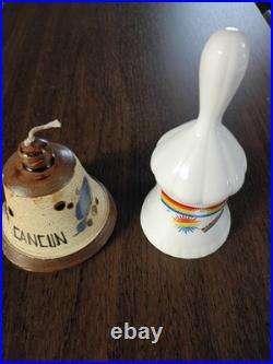 Huge 71 Piece Collectible Bells Lot Various Sizes