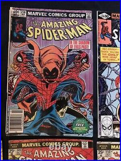 Huge AMAZING SPIDER-MAN All Key lot of 15 comics86,121,124,238 (w tattooz), 252+