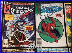 Huge AMAZING SPIDER-MAN All Key lot of 15 comics86,121,124,238 (w tattooz), 252+