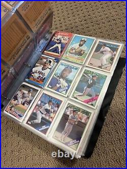 Huge Baseball Card Booklet Lot! All Pages Full, Some Rare! Full Book Collection