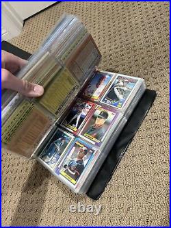 Huge Baseball Card Booklet Lot! All Pages Full, Some Rare! Full Book Collection