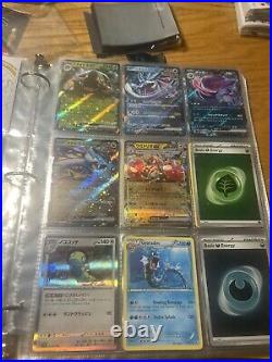 Huge Binder Collection Lot Of 200+Pokemon Cards (Mixed lot). Eng + Jap