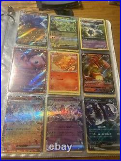 Huge Binder Collection Lot Of 200+Pokemon Cards (Mixed lot). Eng + Jap