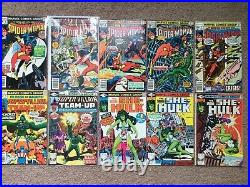 Huge Comic Collection Lot Of 149 Different Comics All Marvel Silver Bronze