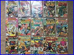 Huge Comic Collection Lot Of 149 Different Comics All Marvel Silver Bronze