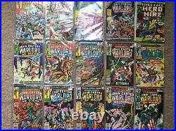 Huge Comic Collection Lot Of 149 Different Comics All Marvel Silver Bronze