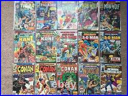 Huge Comic Collection Lot Of 149 Different Comics All Marvel Silver Bronze