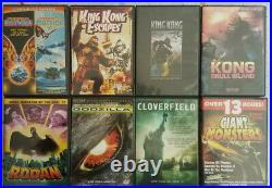 Huge DVD Collection Lot All Godzilla Movies Gamera King Kong Mothra Rodan Kaiju