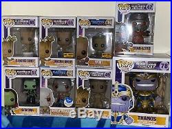 Huge Disney Marvel Guardians Of The Galaxy Funko Pop Lot-all New. Some Retired