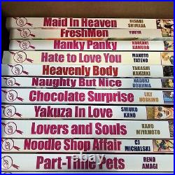 Huge English YAOI Deux Manga Lot of 23 Books All Deux Publishing OOP BL RARE