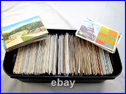 Huge Lot 1000 POSTCARDS Mostly US Divided Back Linen Red Letter Chrome UDB