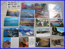 Huge Lot 1000 POSTCARDS Mostly US Divided Back Linen Red Letter Chrome UDB