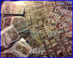 Huge Lot 1181 ALL DIFFERENT LIEBIG EARLY VINTAGE TRADE CARDS SINGLES & SETS #21f