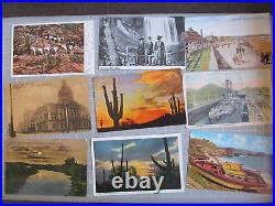 Huge Lot 2000 POSTCARDS RPPC Red Letter Travel Holiday Landscape Foreign US 15lb