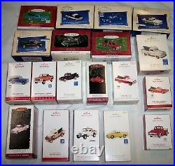 Huge Lot 20x Hallmark Classic All-american Truck Ornaments 1995 2019 Mib