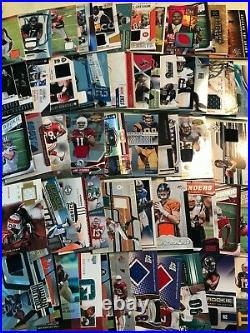 Huge Lot 600+ ALL NFL Football Jersey Patch Relic Card Collection RCs #ed Look