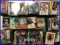 Huge Lot 800 ALL Auto Autograph Football Cards Collection #ed No Junky Brands