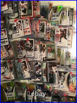 Huge Lot 800 ALL Auto Autograph Football Cards Collection #ed No Junky Brands