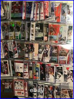 Huge Lot 800 ALL Auto Autograph Football Cards Collection #ed No Junky Brands