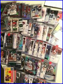 Huge Lot 800 ALL Auto Autograph Football Cards Collection #ed No Junky Brands