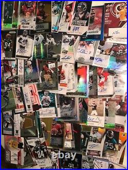 Huge Lot 800 ALL Auto Autograph Football Cards Collection #ed No Junky Brands