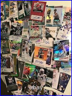 Huge Lot 800 ALL Auto Autograph Football Cards Collection #ed No Junky Brands