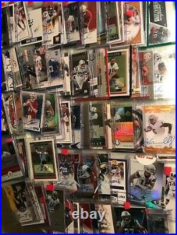 Huge Lot 800 ALL Auto Autograph Football Cards Collection #ed No Junky Brands