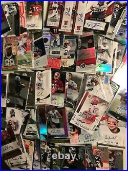 Huge Lot 800 ALL Auto Autograph Football Cards Collection #ed No Junky Brands