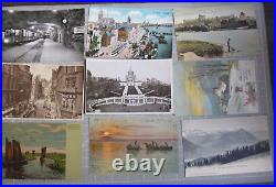 Huge Lot 800 POSTCARDS RPPC Red Letter UDB Holiday Landscape Lots Foreign