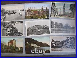 Huge Lot 800 POSTCARDS RPPC Red Letter UDB Holiday Landscape Lots Foreign