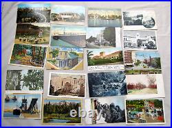 Huge Lot 950 POSTCARDS Mostly US Divided Back Linen Red Letter Chrome UDB