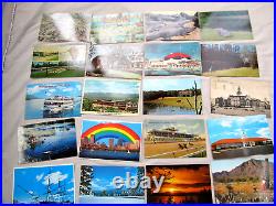 Huge Lot 950 POSTCARDS Mostly US Divided Back Linen Red Letter Chrome UDB