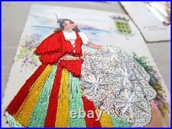 Huge Lot 950 POSTCARDS Mostly US Divided Back Linen Red Letter Chrome UDB
