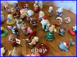 Huge Lot Of 110+ Merry Miniatures Hallmark Figurines Halloween 4th July Easter