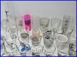 Huge Lot Of 111 Vintage Collectible Souvenir Shot Glasses instant Collection