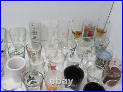 Huge Lot Of 111 Vintage Collectible Souvenir Shot Glasses instant Collection