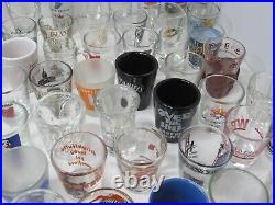 Huge Lot Of 111 Vintage Collectible Souvenir Shot Glasses instant Collection Huge Lot Of 111 Vintage Collectible Souvenir Shot Glasses instant Collection