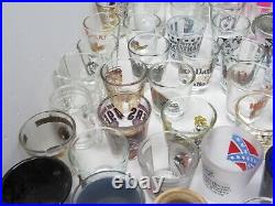 Huge Lot Of 111 Vintage Collectible Souvenir Shot Glasses instant Collection Huge Lot Of 111 Vintage Collectible Souvenir Shot Glasses instant Collection