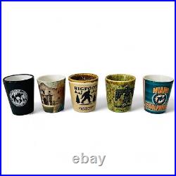 Huge Lot Of 70 Collectible Souvenir Graphic Shot Glasses instant Collection